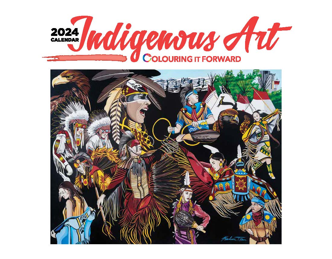 2024 Indigenous Art Calendar with First Nations, Inuit and metis art